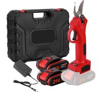 Elagueuse électrique, batterie 21V, puissance 600W, ouverture de la cisaille 3 cm, 2*batteries