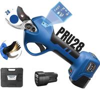 Elagueuse électrique, fonctionnement sans fil, moteur sans balai, PRU28 BLAU, deux batteries