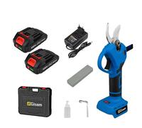 Elagueuse électrique, moteur 18V sans balais, diamètre de coupe 30 mm, 2 batteries B