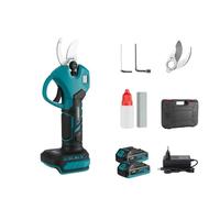 Élagueuse électrique, moteur sans brosse, sans fil, 2 batteries, prise UE