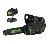 Elagueuse GREENWORKS Brushless 40V - 25 cm - 1 batterie 2.0 Ah - 1 chargeur - GD40TCSK2