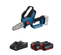 Elagueuse sans fil 15cm GKE 18V-15 + 2 batteries GBA 18V 4 Ah + Chargeur GAL 18V-40 BOSCH