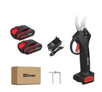 Elagueuse sans fil, taille efficace, arbre fruitier bonsaï , 2 batteries-Boîte noire