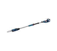 Bosch Professional GKE 18V-25 TP Tronçonneuse télescopique 18 V (lame de 23 cm, moteur sans balais avec technologie BITURBO, avec clé combinée, bandoulière, couvercle de chaîne)
