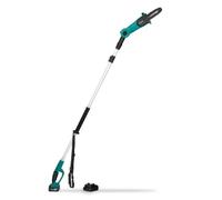 Élagueuse sur perche sans fil 20V- Tête inclinable - Perche extensible (200-260 cm) - 1 batterie 4.0ah et un chargeur rapide inclus