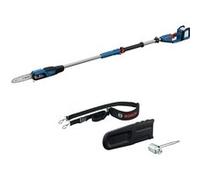 Bosch Professional GKE 18V-25 TP Tronçonneuse télescopique 18 V (lame de 23 cm, moteur sans balais avec technologie BITURBO, avec clé combinée, bandoulière, couvercle de chaîne)