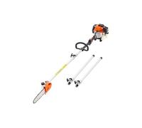 Elagueuse Thermique Sur Perche 2 Temps 43cc Avec Tête Rotative Guide-Chaîne 25,4cm