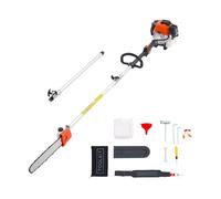 VEVOR Élagueuse Thermique sur Perche sans Fil 2 Temps 52 cc Guide-chaîne 35,6 cm