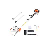 Élagueuse Thermique sur Perche - DUOKU - 43 cc - Tête Rotative - Longueur Extensible 2,16-3,66 m - 1,75 CV