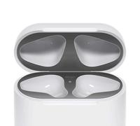 ELAGY MODIGNED AIRPODS DUSSION GARDE (Matte Space Gray 1 Set) - Film anti-poussiere Luxurious Look doit regarder la video d'installation facile P