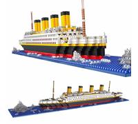 ELAICREE Titanic Ship Micro Mini Building Blocks Set 1860 Pcs 3D Puzzle Sets DIY Jouets ?ducatifs Cadeau pour Adultes et Enfants