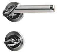 Elaine Alpertec-R poignée de porte en laiton chromé/inox satiné pour Badtüren R de la marque haeusler-shop poignée de porte pour WC - 32969943