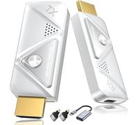 Elalight Wireless HDMI Transmitter and Receiver 4K, 2.4G/5G Plug & Play Portable Wireless HDMI Extender Kit for Streaming Video and Audio to Monitor from Laptop/PC/TV Box/Projector