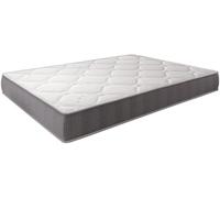 elalmacendelcolchon Matelas à mémoire de Forme, Modèle Star Plus/Mousse viscoélastique, 105 x 190 x 20 cm - Toutes Dimensions, Blanc et Gris
