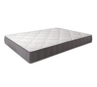 elalmacendelcolchon Matelas à mémoire de Forme, Modèle Star Plus/Mousse viscoélastique, 120 x 180 x 20 cm - Toutes Dimensions, Blanc et Gris
