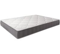 elalmacendelcolchon Matelas à mémoire de Forme, Modèle Star Plus/Mousse viscoélastique, 90 x 190 x 20 cm - Toutes Dimensions, Blanc et Gris