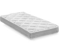 elalmacendelcolchon Matelas en Mousse, Mousse à mémoire de Forme.Modèle Star, 150 x 180 x 15 cm - Toutes Dimensions, Blanc et Gris