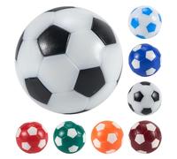 Elalove 8 pièces Boules de Baby Foot Enfant Adulte, Haute qualité 32 mm Boules de Football en HIPS, Durable et coloré pour Le de Table et Le Mini-Football