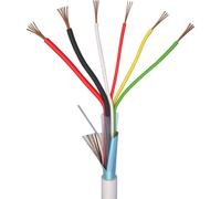ELAN 70I142 Câble d'alarme LiYY 4 x 0.22 mm² + 2 x 0.5 mm² blanc 20 m