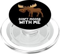 Élan Amusant avec Inscription « Don't Moose with Me » PopSockets PopGrip pour MagSafe