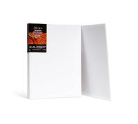 Elan Carton Entoilé 30x40 cm, Lot de 8 Toiles à Peindre 280 GSM