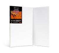 Elan Carton Entoilé 40x60 cm, Lot de 6 Toiles à Peindre 280 GSM