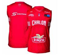 Elan chalon - MAILEXTELANCHARouge6 ans - Chalon-sur-saone Maillot Officiel Exterieur 2018-2019 Maillot de Basketball Mixte 6 ans