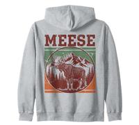 Élan Élan Montagnes Forêt Faune Nature Extérieur Sweat à Capuche