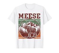 Élan Élan Montagnes Forêt Faune Nature Extérieur T-Shirt