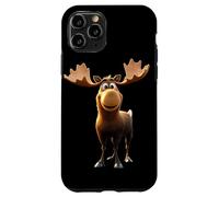 Elan Moose Elan Mâle Femelle Bois Cerf Elans Sauvages Coque pour iPhone 11 Pro