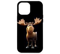 Elan Moose Elan Mâle Femelle Bois Cerf Elans Sauvages Coque pour iPhone 12 Pro Max