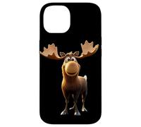 Elan Moose Elan Mâle Femelle Bois Cerf Elans Sauvages Coque pour iPhone 14