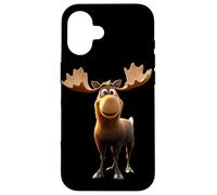 Elan Moose Elan Mâle Femelle Bois Cerf Elans Sauvages Coque pour iPhone 16