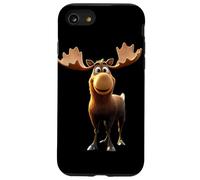 Elan Moose Elan Mâle Femelle Bois Cerf Elans Sauvages Coque pour iPhone SE (2020) / 7/8