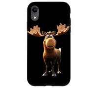 Elan Moose Elan Mâle Femelle Bois Cerf Elans Sauvages Coque pour iPhone XR