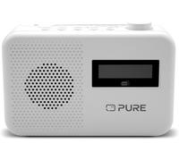 Elan One2 Radio Portable Dab+/FM avec Bluetooth 5.1 (écran LCD, 10 Touches de mémoire, Fonctionne avec 4 Piles AA) Blanc Coton