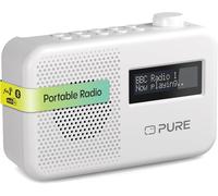 Elan One2 Radio Portable Dab+/Fm Avec Bluetooth 5.1 (Écran Lcd,10 Touches De Mémoire,Fonctionne Avec 4 Piles Aa) Blanc Coton