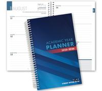 Elan Publishing Company Planificateur d'étudiant daté pour l'école secondaire : daté d'août 2025 à juillet 2026 (bleu)