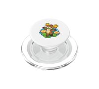 Élan saluant la journée avec Une Joie à cœur Ouvert PopSockets PopGrip pour MagSafe