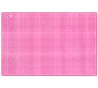 Elan Tapis de Découpe A1 Rose, Planche à Découper 60x90 cm à 5 Couches | Auto-cicatrisant, Rose et Violet, Quadrillage Métrique, en PVC Recyclé, Épaisseur de 3 mm, Pour la Couture et le Matelassage