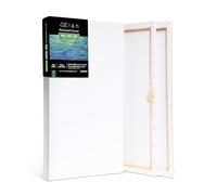 Elan Toile Peinture 40x80, Lot de 6 Toiles à Peindre 100% Coton, 280GSM Canvas Painting 40x80, Toile à Peindre, Chassis Entoilé, Canvas 80x40