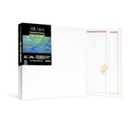 Elan Toile Peinture 50x50, Lot de 6 Toiles à Peindre 100% Coton, 280GSM Canvas Painting 50x50, Toile à Peindre, Chassis Entoilé, Canvas 50x50