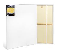 Elan Toile Peinture 90x120 380 g, Lot de 3 Toiles à Peindre 100% Coton, 380 GSM Canvas Painting 90x120, Toile à Peindre Grand Format, Canvas 120x90