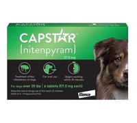 Elanco Capstar 57 mg Pour Grands Chiens | 6 Tablets