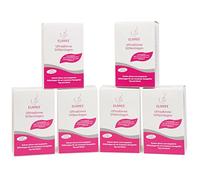 ELANEE 219-V1 Lot de 6 coussinets d'allaitement ultra fins Blanc