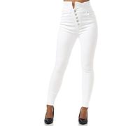 Elara Jeans Femme Stretch Push Up Chunkyrayan MEL0414 White 40 (L)