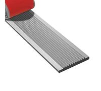 Élargi Profilé pour Nez de Marche Adhésif Double Face Haute Adhérence Intégré, Épaissi Imperméable Nez de Marche pour Escaliers Autocollant Antidérapant(Gray)