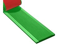 Élargi Profilé pour Nez de Marche Adhésif Double Face Haute Adhérence Intégré, Épaissi Imperméable Nez de Marche pour Escaliers Autocollant Antidérapant(Green)