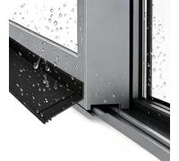 Élargir Bande de Protection Anti-pluie Caoutchouc Joint Étanche | Barrière Étanche pour Fenêtre et Portes Durable Bas de Porte Anti Pluie(4.5x150cm/1.8x59.1in)