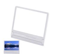 Élargissement de l'écran du smartphone | 18,5 x 15 x 1,5 cm sans fatigue avec loupe HD 3D | Augmentation de l'écran du téléphone portable pliable de 16 pouces contre les lumières clignotantes | Idéal